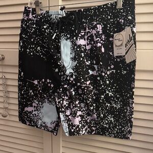 SOLD Fresh Prints of Bel Air NWT Large Men Board Shorts Stretch